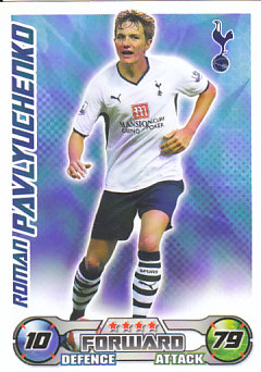 Roman Pavluchenko Tottenham Hotspur 2008/09 Topps Match Attax #304